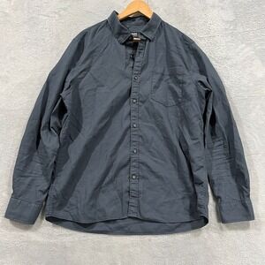 Mavi Button Down Shirt Mens XL Long Sleeve Regular Fit‎ Preppy Academia Blue